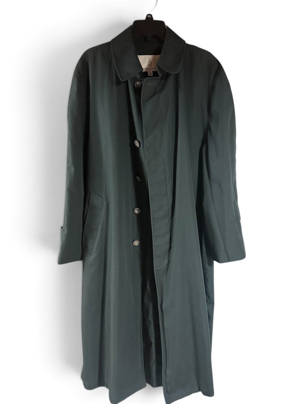 Vtg London Fog Trench Coat 40 Long Classic